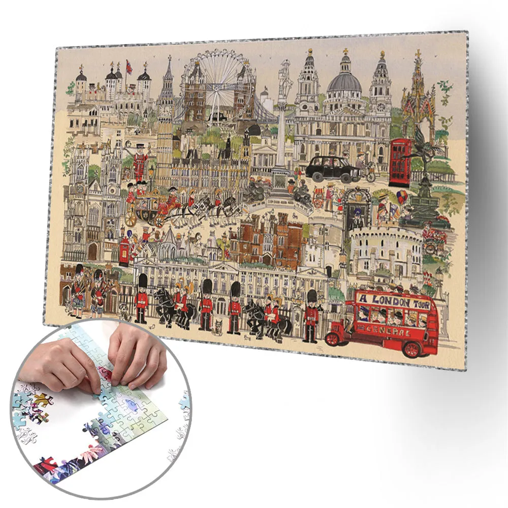 1000 Pieces Different Style Educational Jigsaw Puzzle Toys