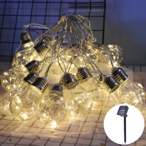 10/20 Lights Solar String Light for Indoor Outdoor Holiday Decoration