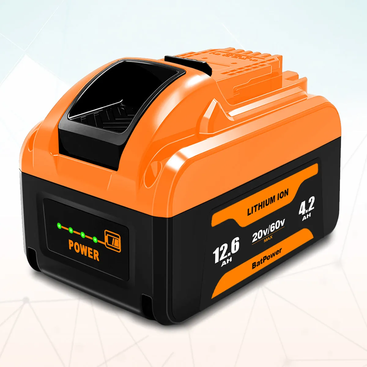 12.6Ah 20v 60v Battery and Charger Combo for Dewalt 20v 60v Lithium Battery with Charger 12Ah DCB612 DCB609 Dewalt 20v/60v Battery and Charger Kit