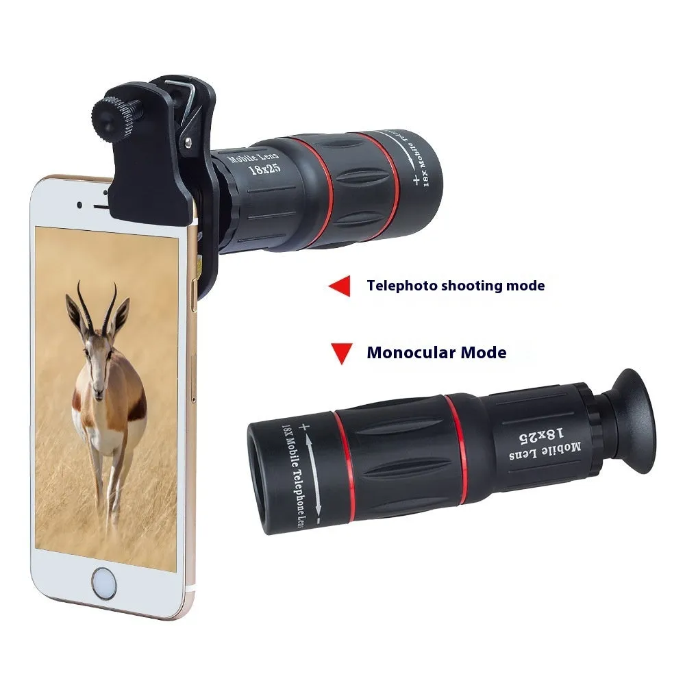 18x HD External Telephoto Lens For Mobile Phones