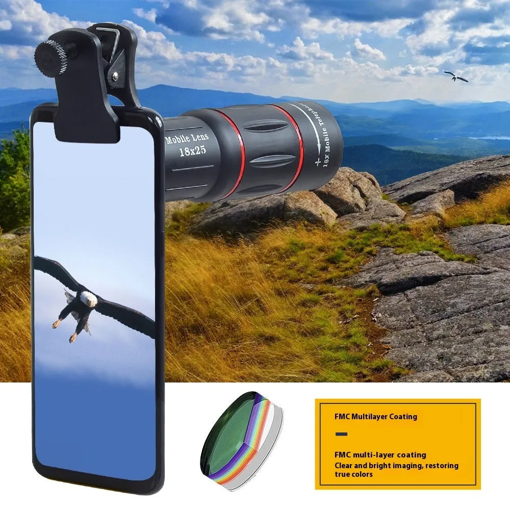 18x HD External Telephoto Lens For Mobile Phones