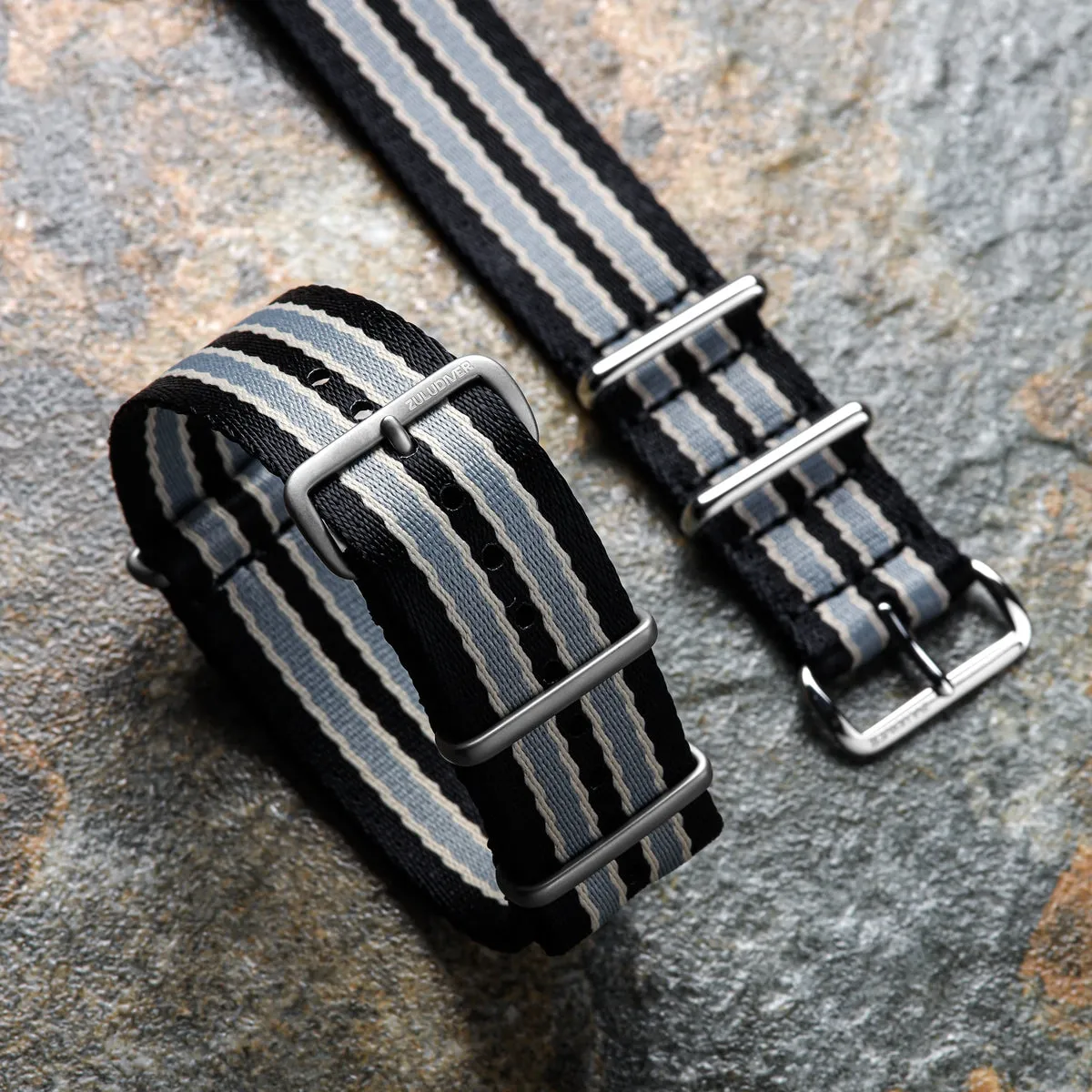 1973 British Military Watch Strap: ARMOURED - No Time Bond, Sandblasted