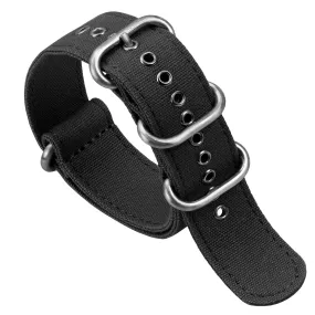 1973 British Military Watch Strap: WARRIOR ZULU - Charcoal