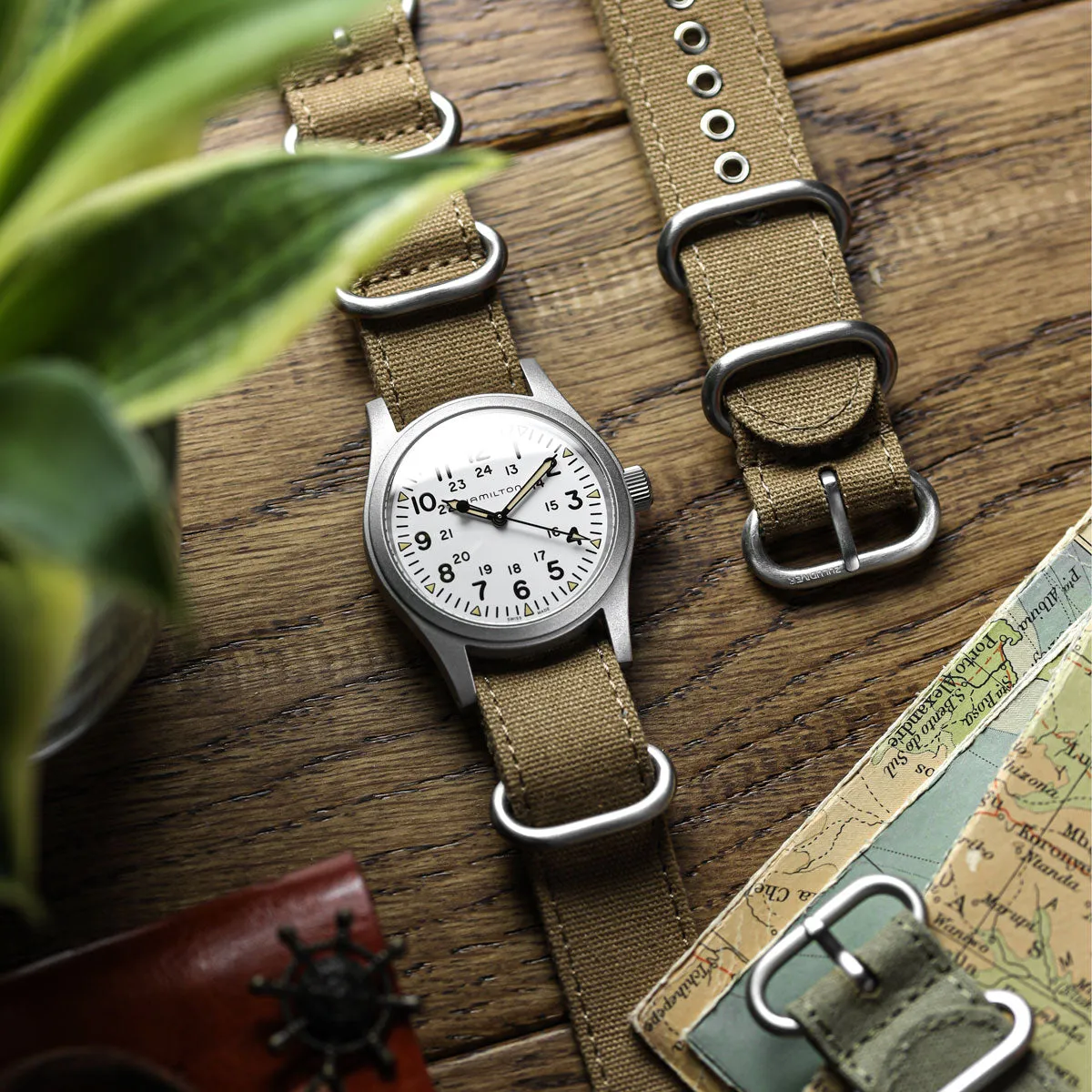 1973 British Military Watch Strap: WARRIOR ZULU - Charcoal