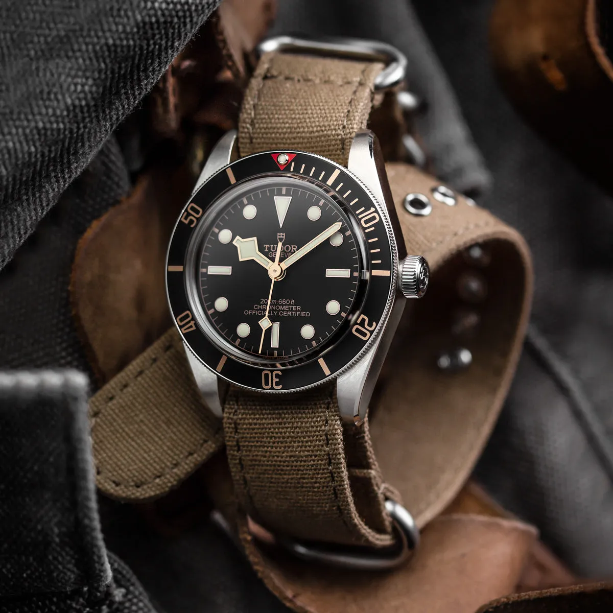 1973 British Military Watch Strap: WARRIOR ZULU - Charcoal