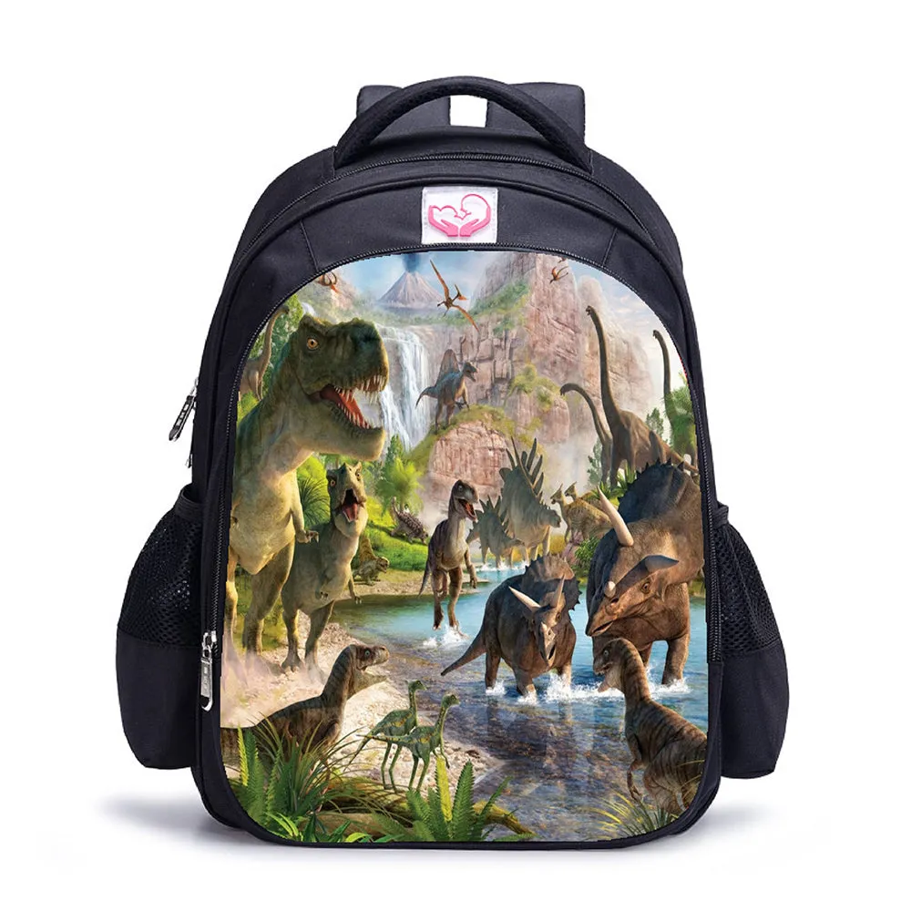 3D Dinosaur Backpack School Bags Bookbag for Boys Kids Gifts