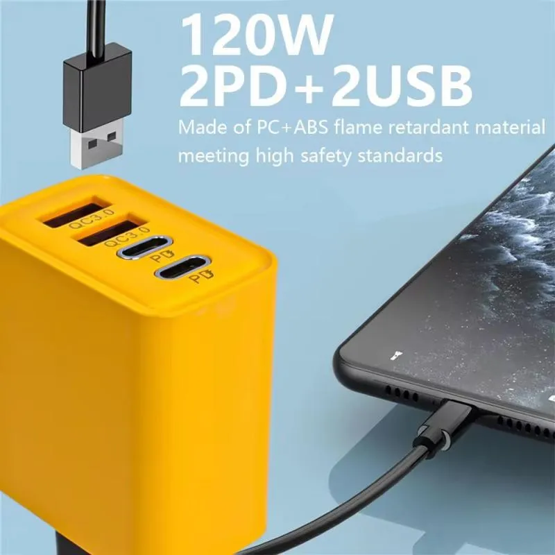 4 Ports USB C PD Charger