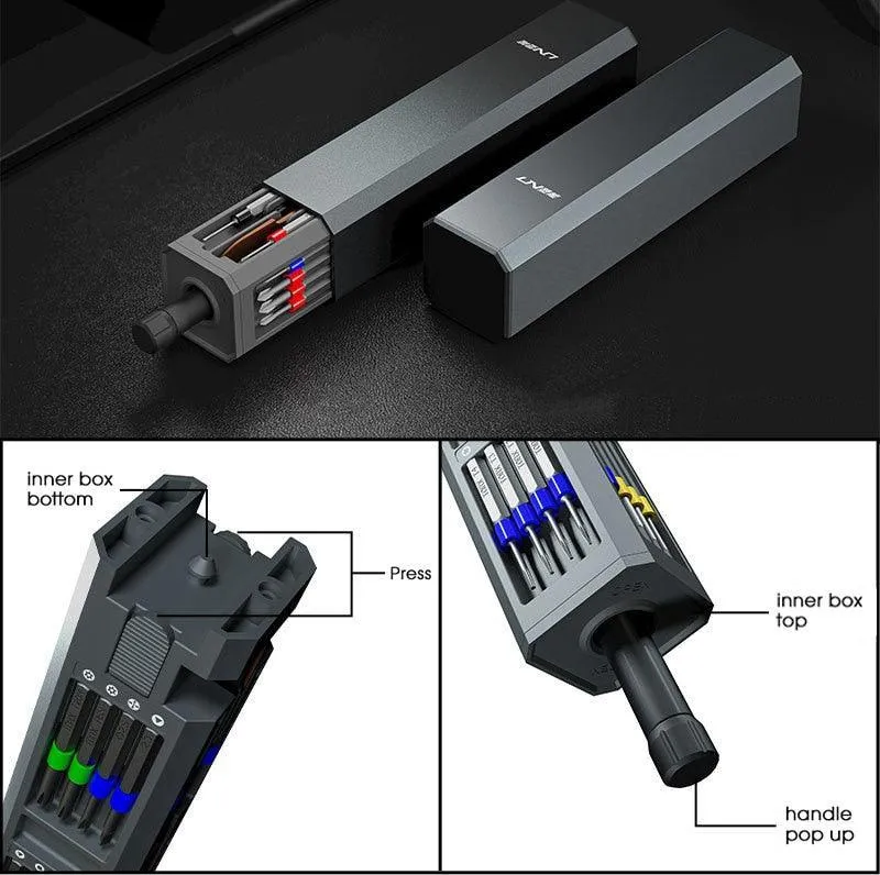 45-Piece Magnetic Precision Screwdriver Toolkit - Essential Repair Companion