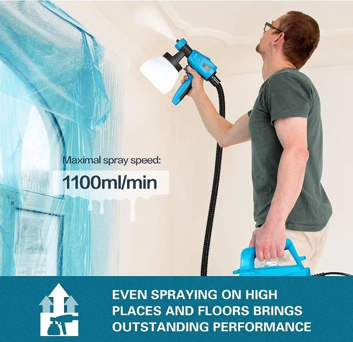 800W HVLP Paint Sprayer Electric Spray Gun