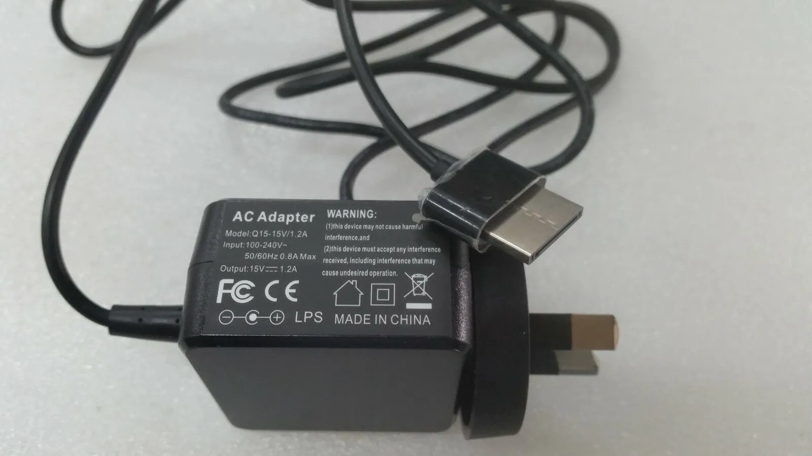 Adapter Charger Asus Tablet TF600/TF600T/TF810/TF810C/TF701/TF701T