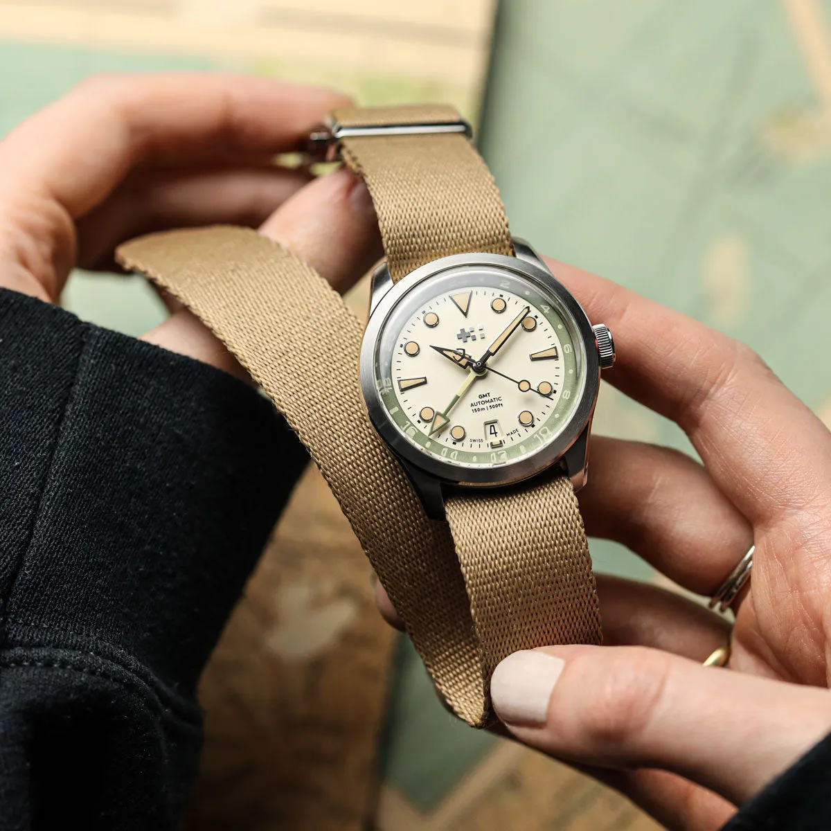 ADDITIONAL - Apex Nylon OctoPod Watch Strap - Desert Sand