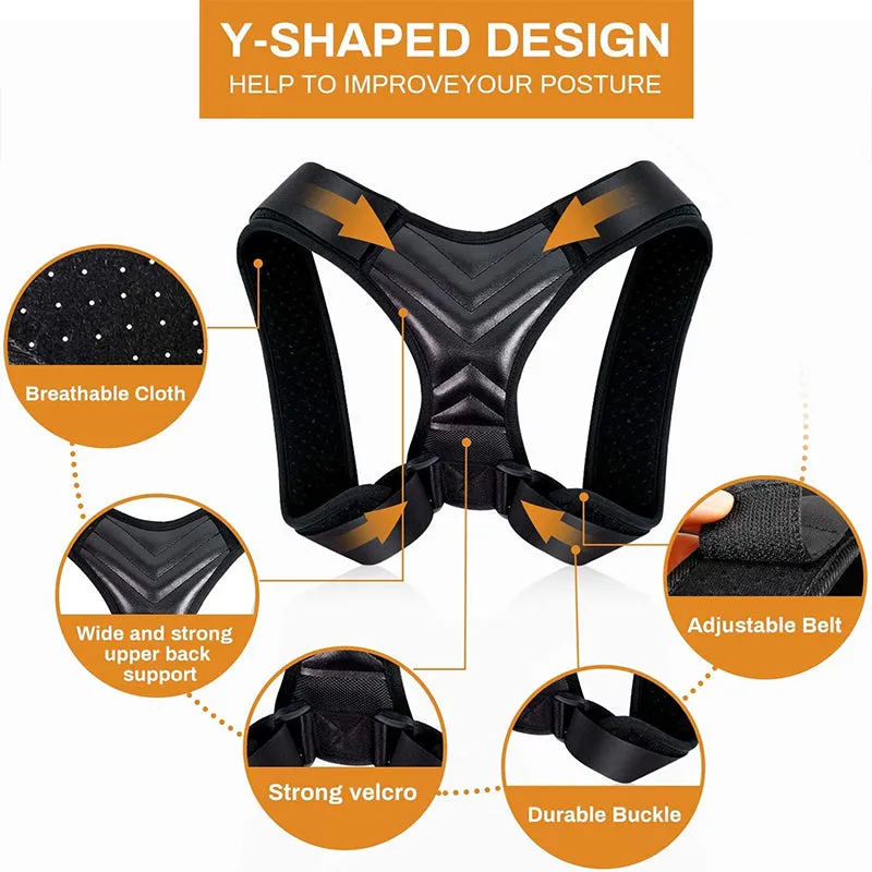 Adjustable Posture Corrector Relief Back Pain Anti-Hunchback Correction Belt