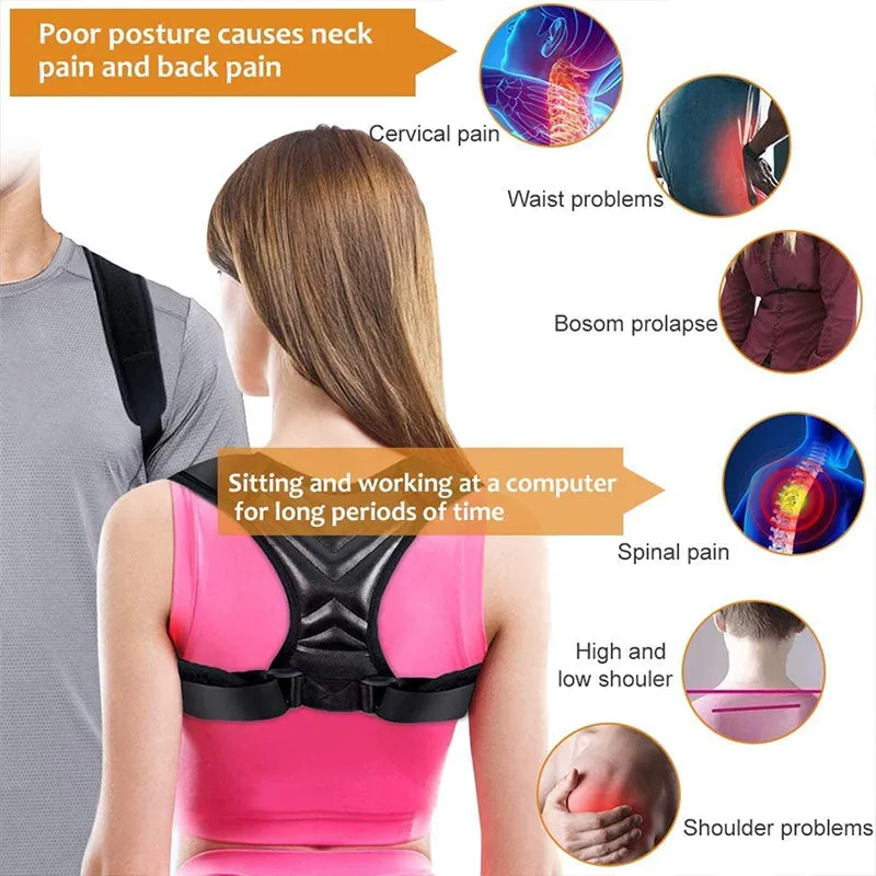 Adjustable Posture Corrector Relief Back Pain Anti-Hunchback Correction Belt