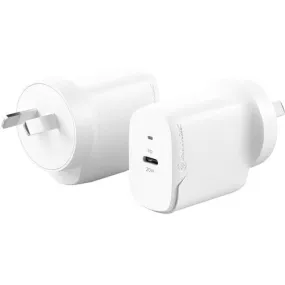 Alogic 1X20 Rapid Power 20W Wall Charger - 20 W - White