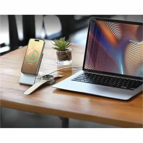 ALOGIC Matrix  3-in-1 Qi-Enabled Magnetic Wireless Charging Dock with Detachable 5000mAh Power Bank