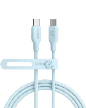 Anker 544 USB-C to USB-C Cable 140W (Bio-Based) (1.8m/6ft) -Blue A80F2H31