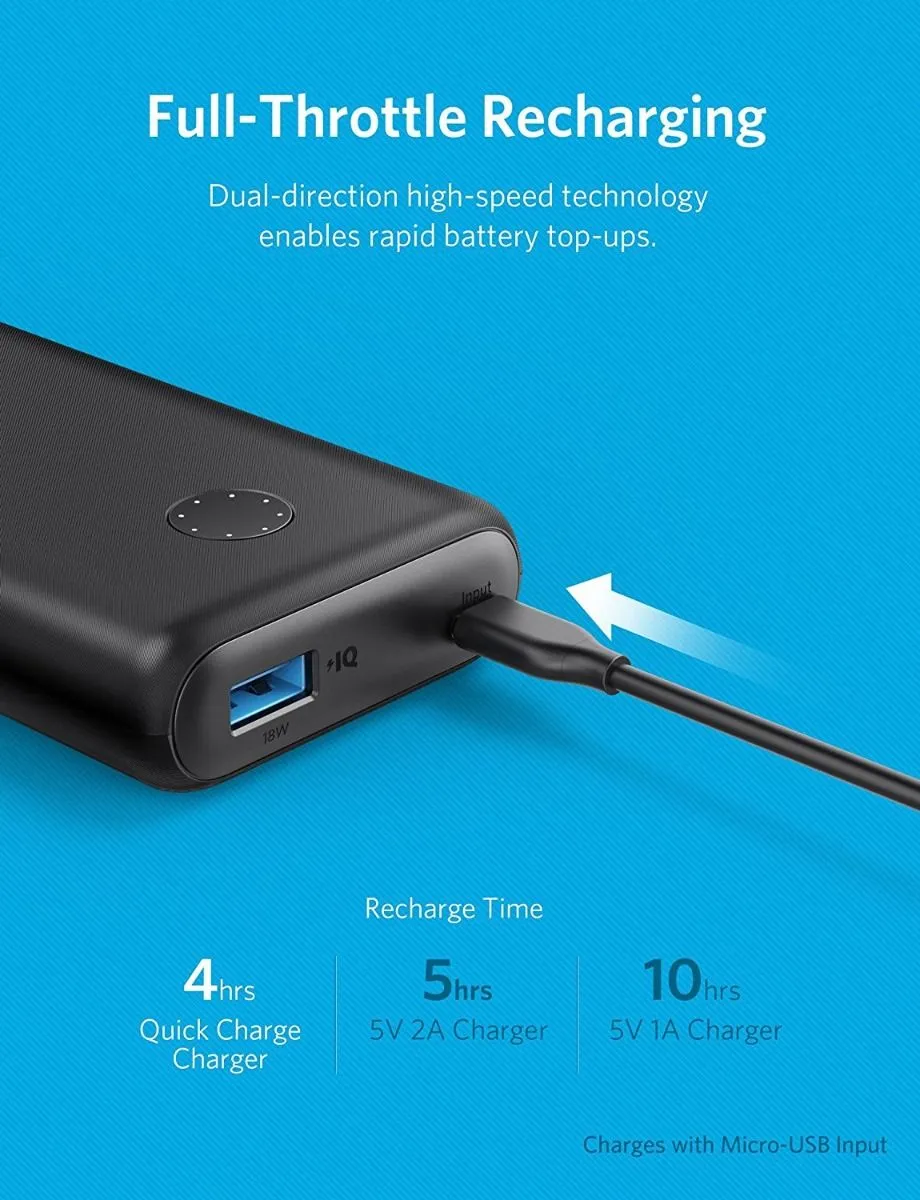 Anker PowerCore II 10000, Ultra-Compact 10000mAh Portable Charger