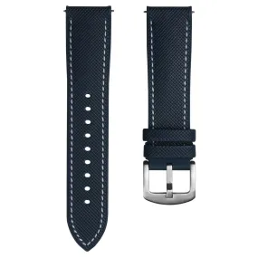 Anvil Fusion FKM Rubber Watch Strap - Blue