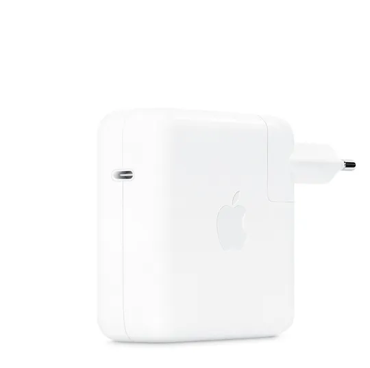 Apple - 67W USB C Power Adapter Power supply for MacBook Pro 13" / 14" from 2016 (MKU63ZM/A) - White