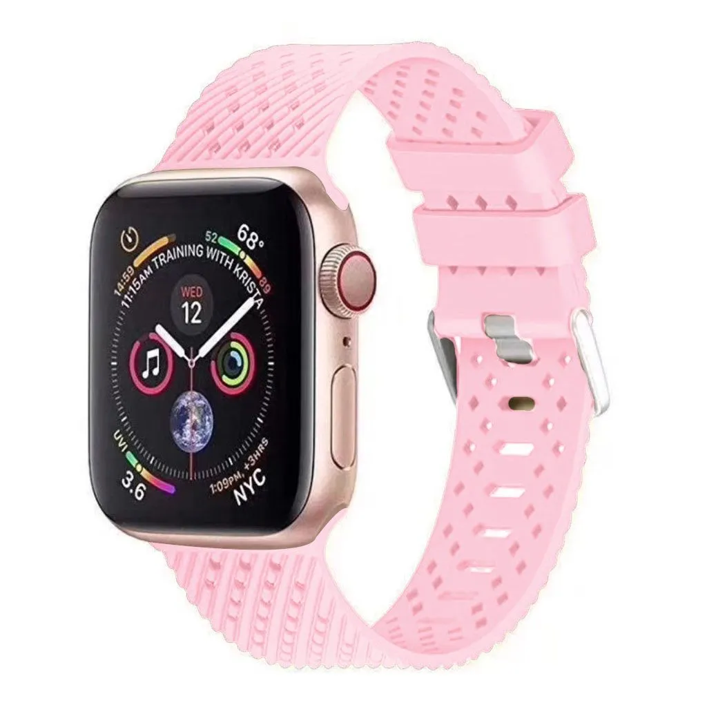 Apple Watch Series 5 44mm cool silicone watch band - Pink