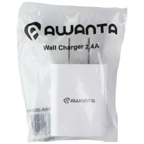 Awanta (5V/2.4-Amp) USB Wall Charger Adapter White AWA-3503WH