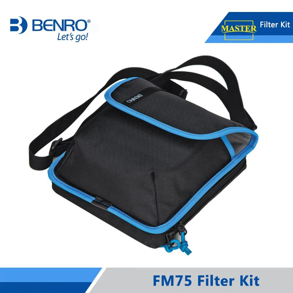 Benro FM75 75mm Filter Kit System ND/GND/CPL Professional Filter Hold Support For Camera Lens DHL Free Shipping