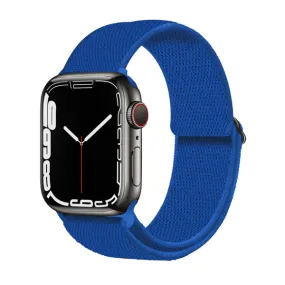 Blue Nylon Braided Apple Watch Band 藍色尼龍編織 Apple 錶帶 KCWATCH1281