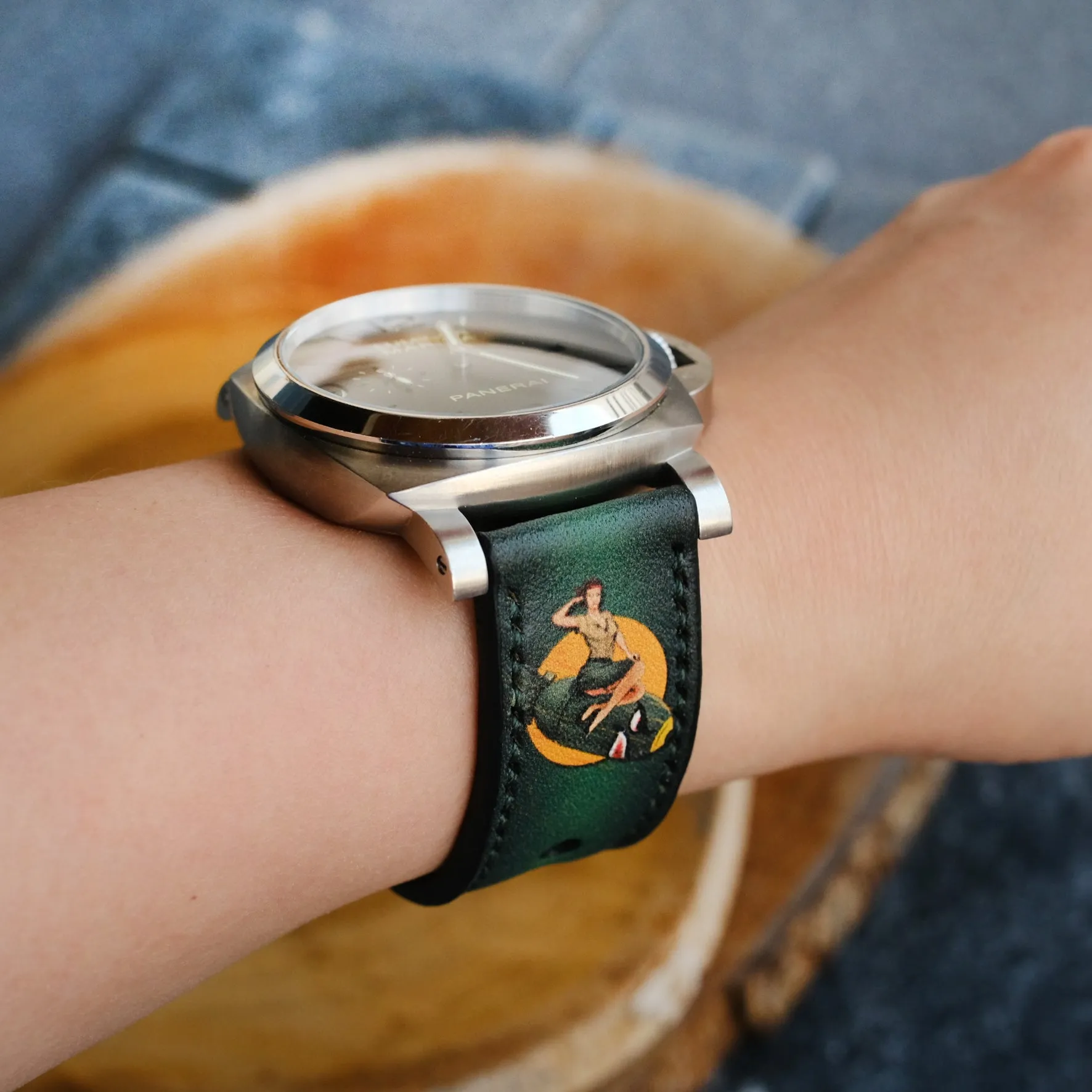 Bomber Girl Watch Straps For Panerai By Ruslieco