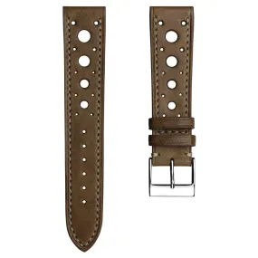 Boutsen Cavallo Racing Handmade Leather Watch Strap - Brown