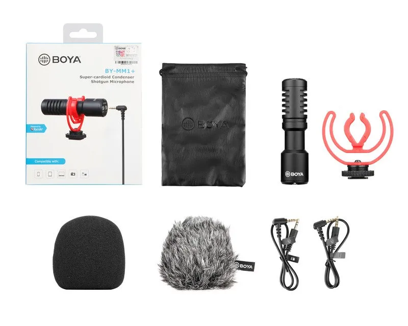 BOYA Super-cardioid Condenser Shotgun Microphone (BY-MM1 )