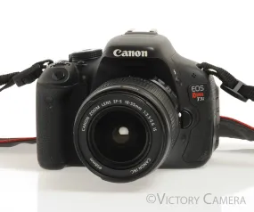 Canon EOS Rebel T3i 18.7MP Digital SLR Camera with EF-S 18-55mm Zoom Lens [EX ]