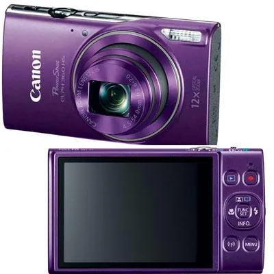 Canon PowerShot 360 HS 20.2 Megapixel Compact Camera - Purple 1081C001