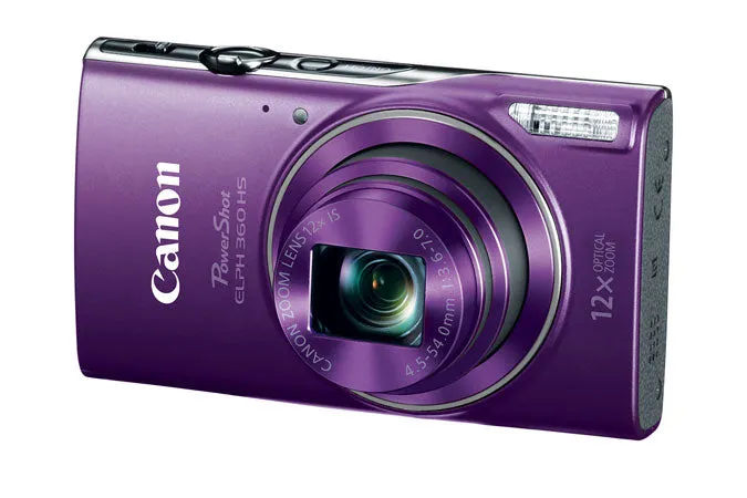 Canon PowerShot 360 HS 20.2 Megapixel Compact Camera - Purple 1081C001