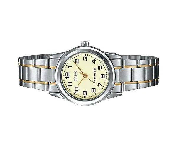 Casio LTP-V001SG-9B Two-tone Stainless Steel Watch for Women