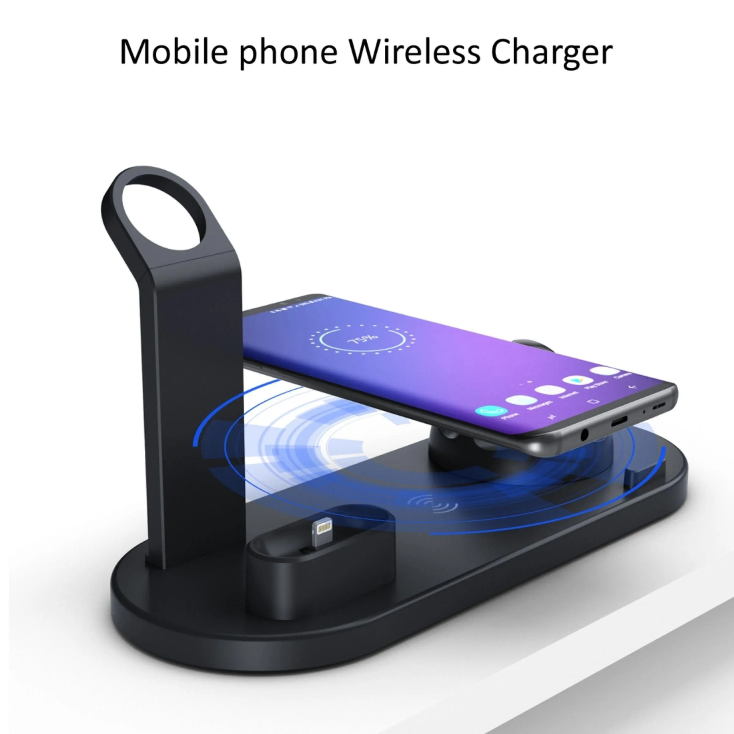 ChargeUp 6-in-1 Wireless Charging Station w/ Watch Charger INCLUDED