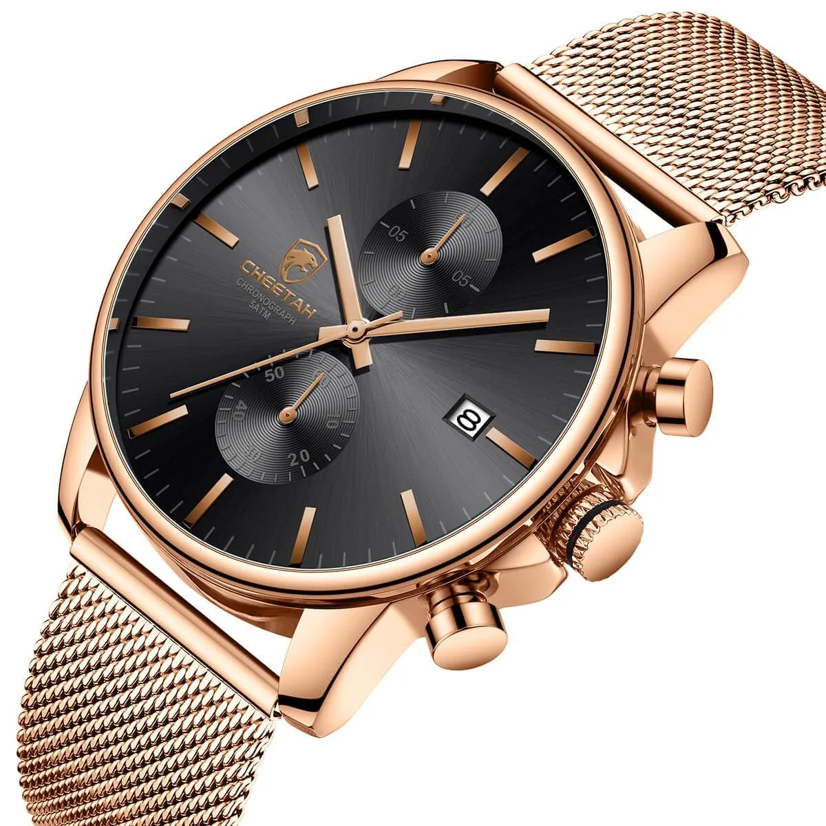 CHEETAH CH1604 ARISTO X2 - Men's Rose Gold Chronograph Watch