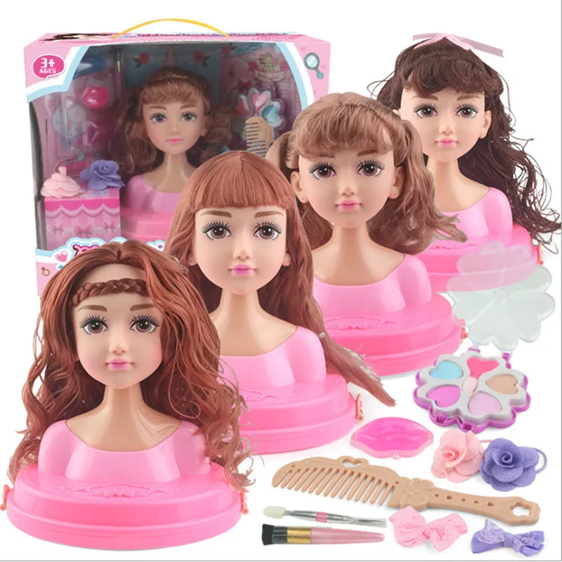 Children's Practice Simulation Barbie Doll Makeup Toy Set