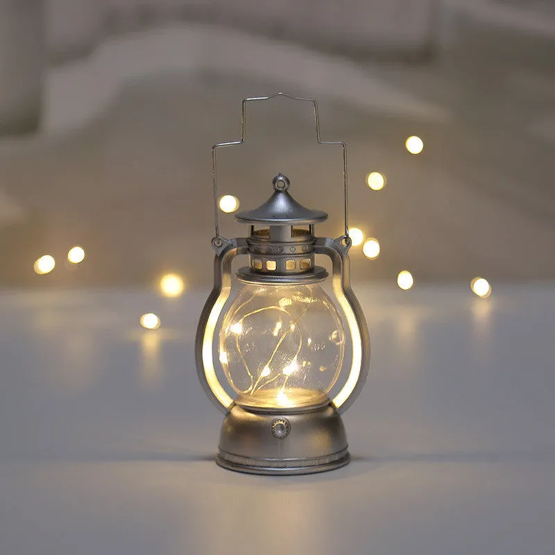 Christmas Retro Electronic Small Oil Lamp Creative Gift Decoration