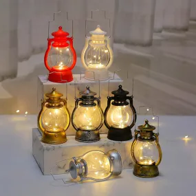 Christmas Retro Electronic Small Oil Lamp Creative Gift Decoration