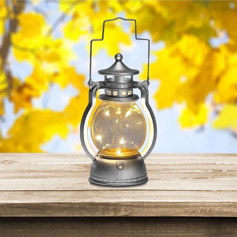 Christmas Retro Electronic Small Oil Lamp Creative Gift Decoration