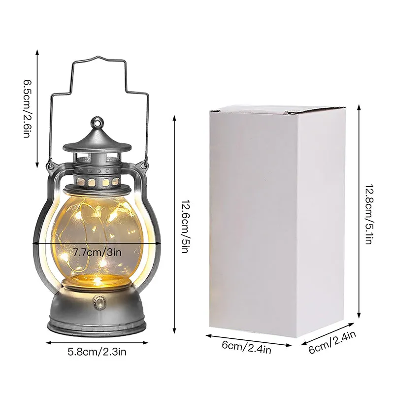 Christmas Retro Electronic Small Oil Lamp Creative Gift Decoration