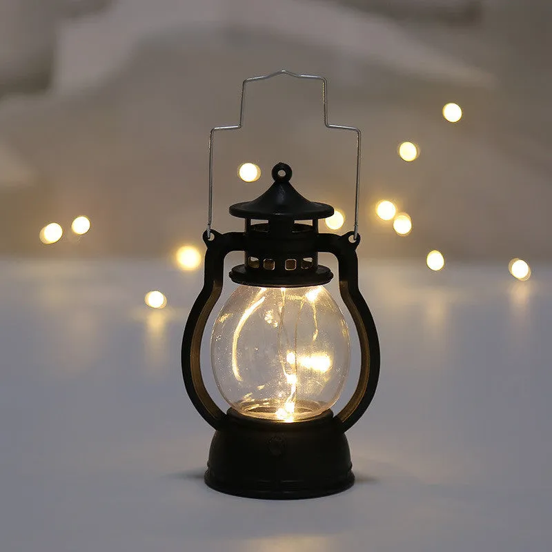 Christmas Retro Electronic Small Oil Lamp Creative Gift Decoration