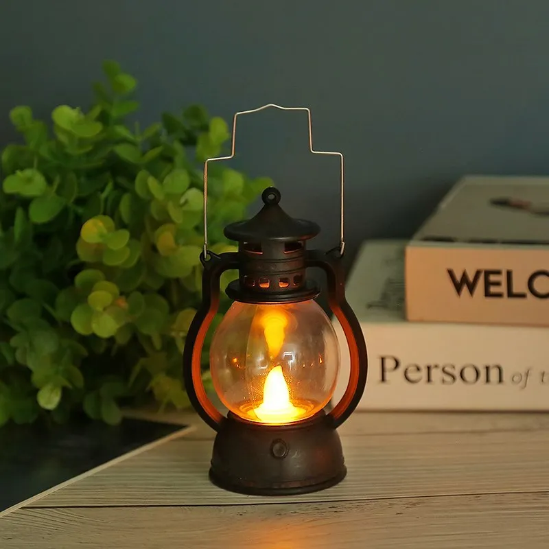 Christmas Retro Electronic Small Oil Lamp Creative Gift Decoration