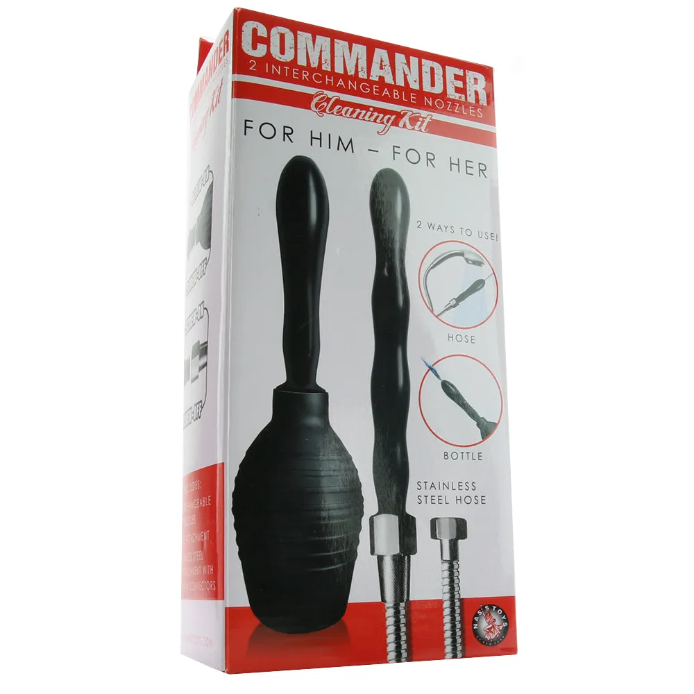 Commander Cleaning Kit For Him & Her in Black