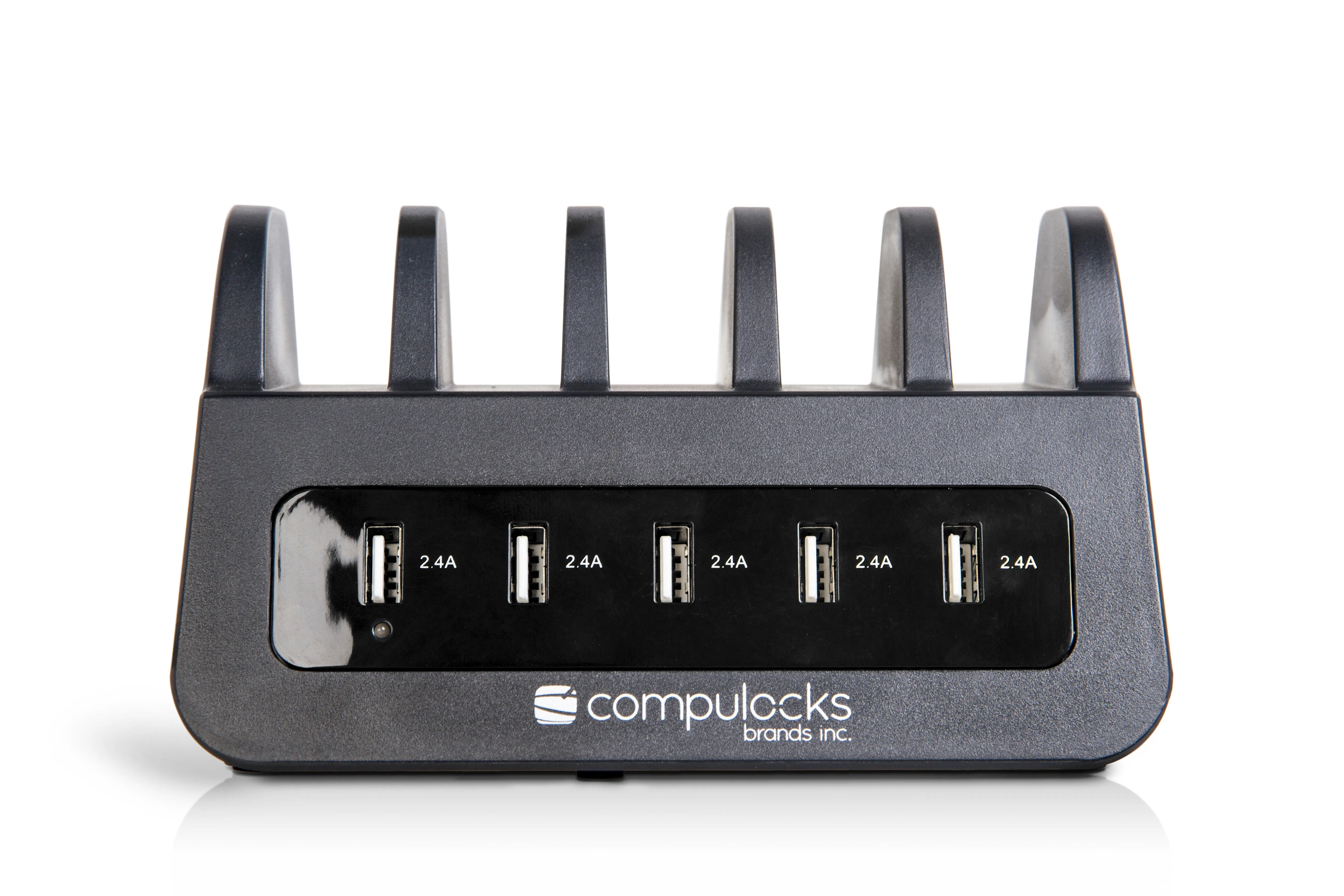 Compulocks 5 Port Usb-C And Usb-A Charging Dock With Uk Plug - Charging Dock - 10 Output Connectors (Usb, 24 Pin Usb-C)