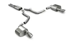 Corsa Extreme Cat-Back Exhaust (Polished): Chrysler 300C / Dodge Charger / Magnum 6.1L SRT8 2006 - 2010