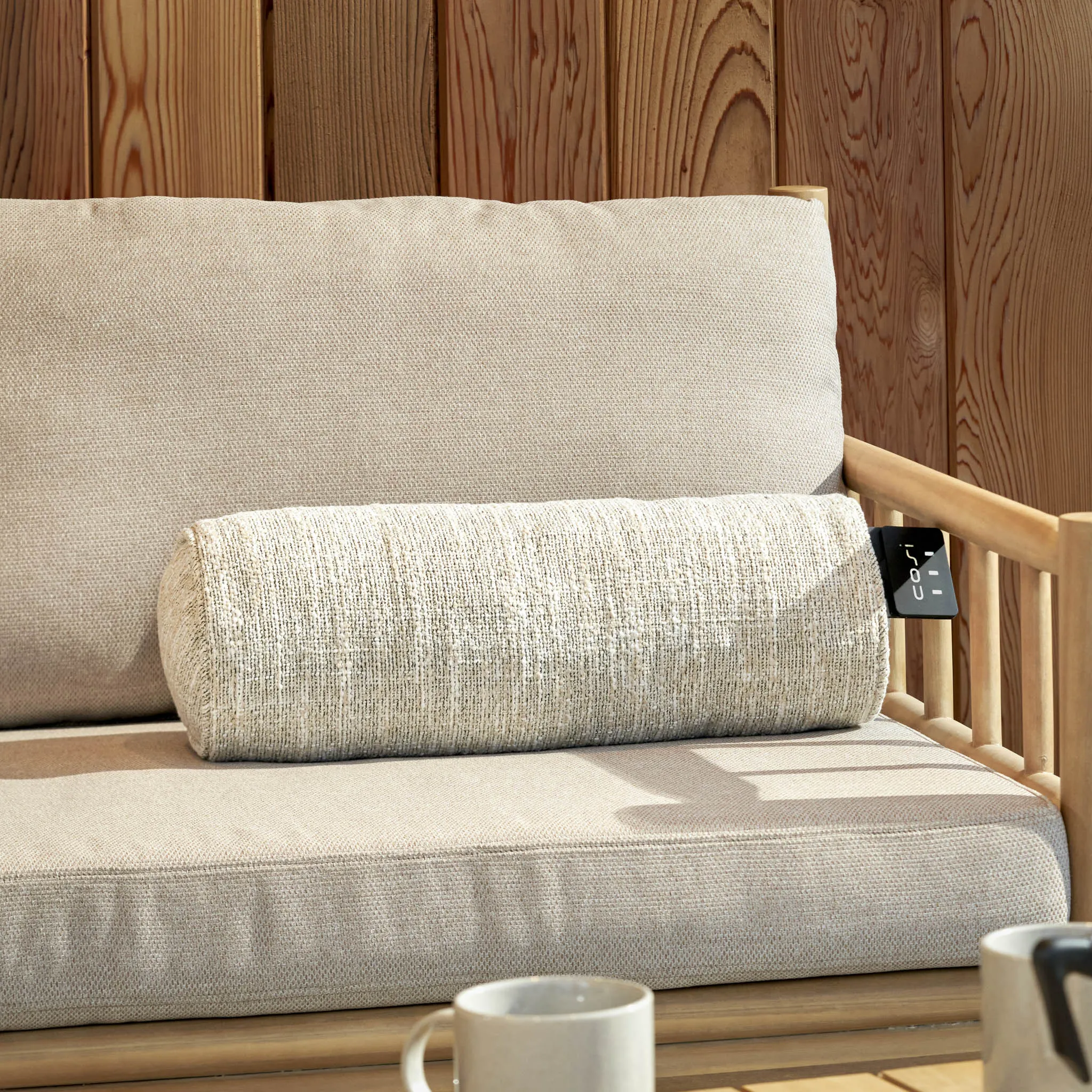 Cosipillow Heated Bolster in Natural