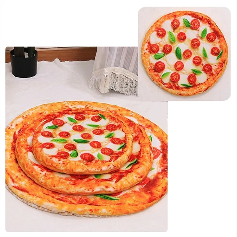 Creative Realistic 3D Food Durable Thick Soft Pet Mat