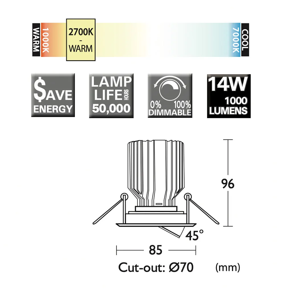 Crompton XL-LED MAX Performance LED Lamp ONLY 14W W/W 26950-LAMP