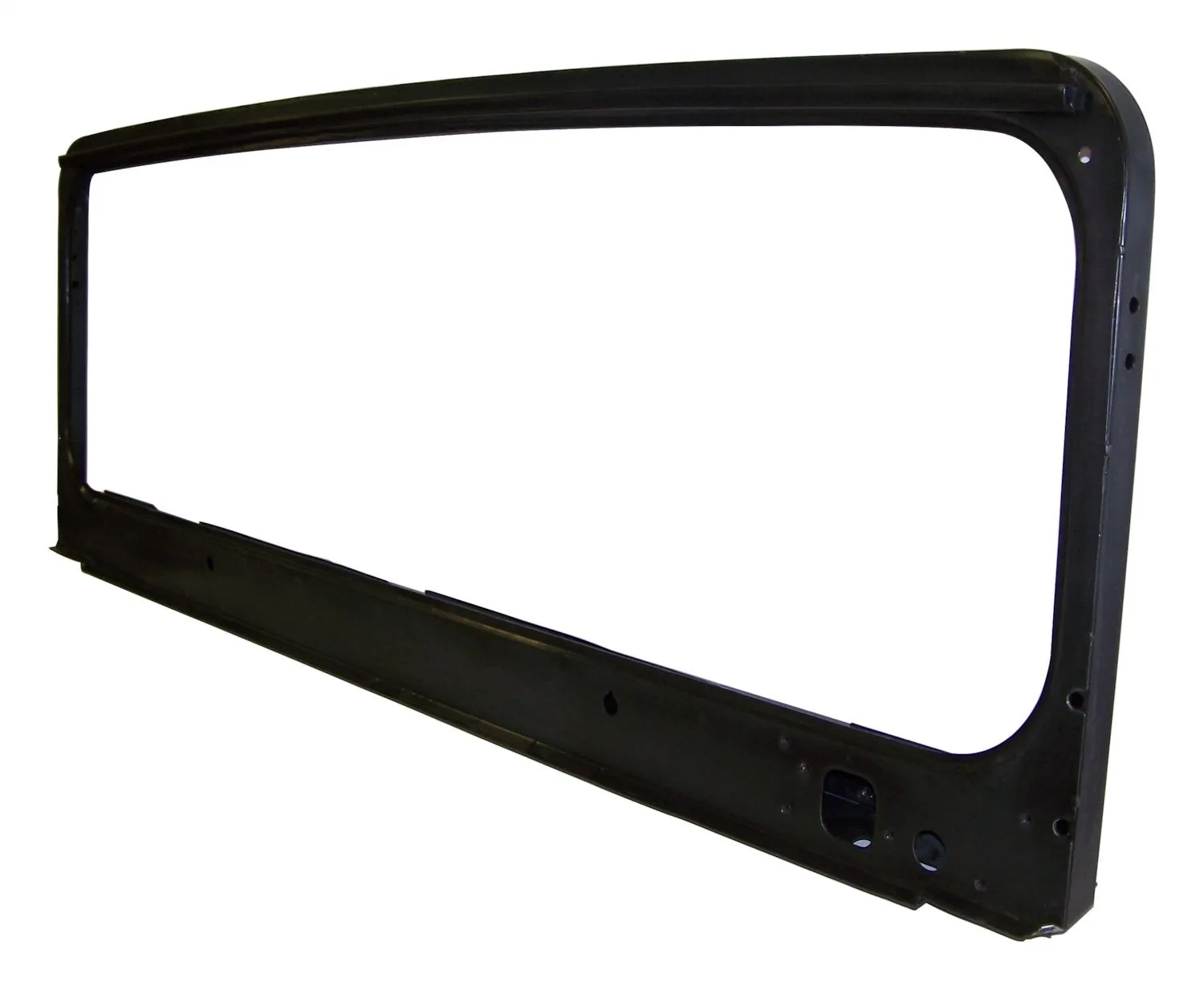 Crown Automotive Jeep Replacement J0987996 Windshield Frame; w/Bottom Mount Wipers; Holes In Bottom of Frame For Wipers;